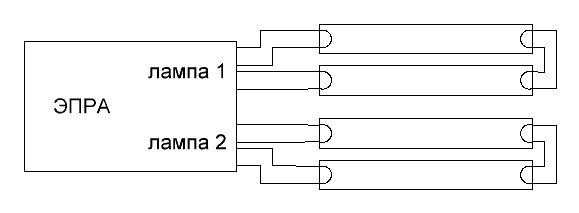 Схема эпра 4х18