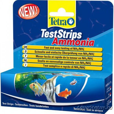 Фото Tetra TestStrips Ammonia Тетра тесты-полоски на аммиак отзывы (photo#102547)