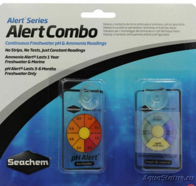 Фото Тесты на аммиак и ph. SEACHEM AMMONIA amp; PH ALERTS COMBO PACK SALTWATER FRESHWATER AQUARIUM SENSOR (photo#130404)