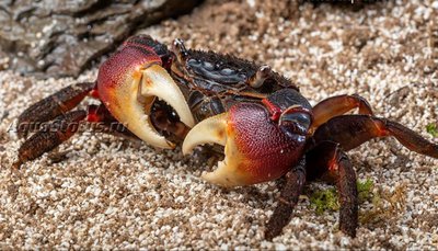 Фото Краб - паук Neosarmatium meineti SpiderCrab   (photo#140624)