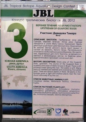 Финал конкурса тропических биотопов (Зоосфера 2012)