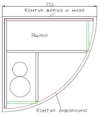 Самодельная тумба под аквариум