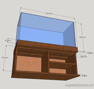 Фото Создание тумбы под аквариум (photo#98663)